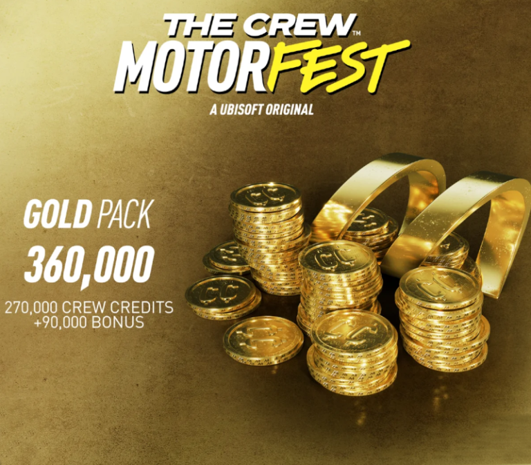 The Crew Motorfest VC Gold Pack - 360,000 Crew Credits