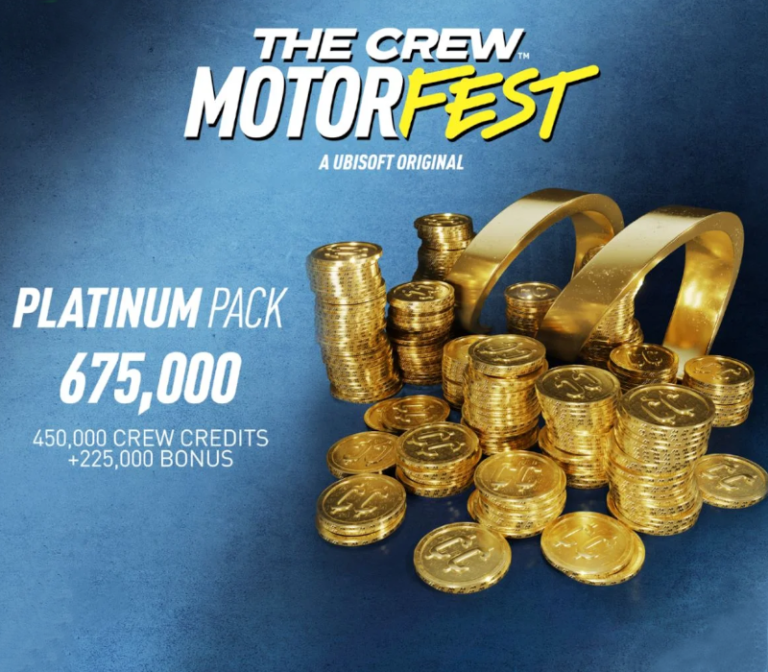 The Crew Motorfest VC Platinum Pack - 675,000 Crew Credits