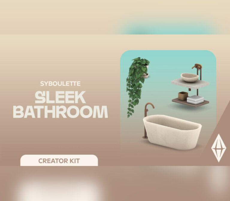 The Sims 4 - Sleek Bathroom Kit