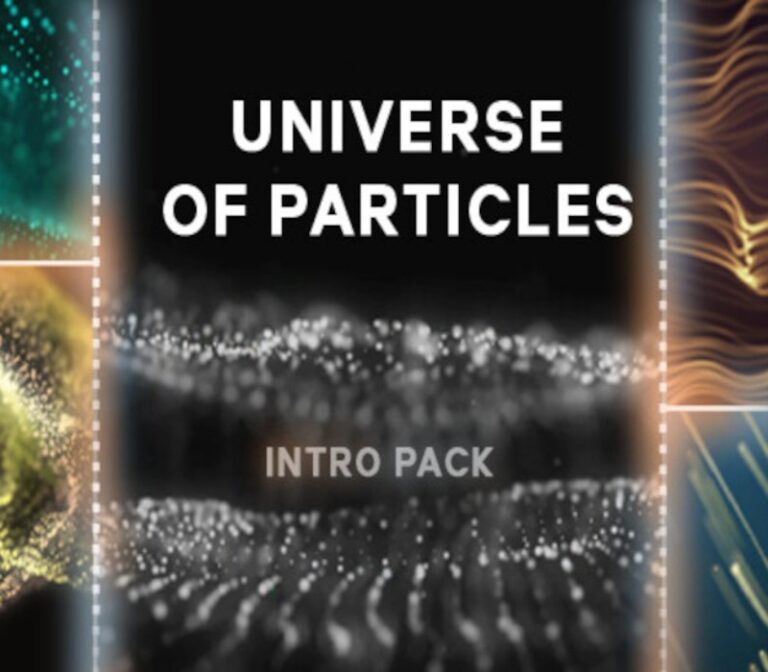 Movavi Video Editor 2023 - Universe of Particles Intro Pack