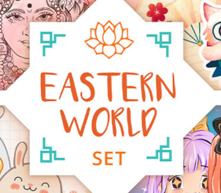Movavi Video Editor 2023 - Eastern World Set