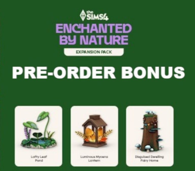 The Sims 4 - Enchanted by Nature - Pre-Order Bonus