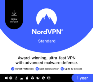 NordVPN Standard AU (1 Year / 10 Devices)