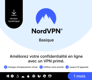 NordVPN Basic FR (1 Month / 10 Devices)