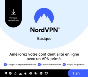 NordVPN Basic FR (1 Year / 10 Devices)