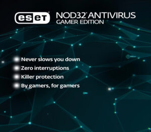 ESET NOD32 Antivirus Gamer Edition 2024 (1 Year / 1 PC)