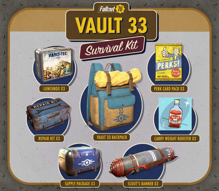 Fallout 76 - Vault 33 Survival Pack