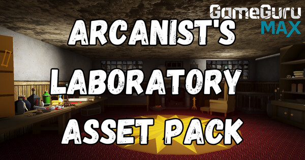 GameGuru MAX - Low Poly Asset Pack - Arcanist's Labratory