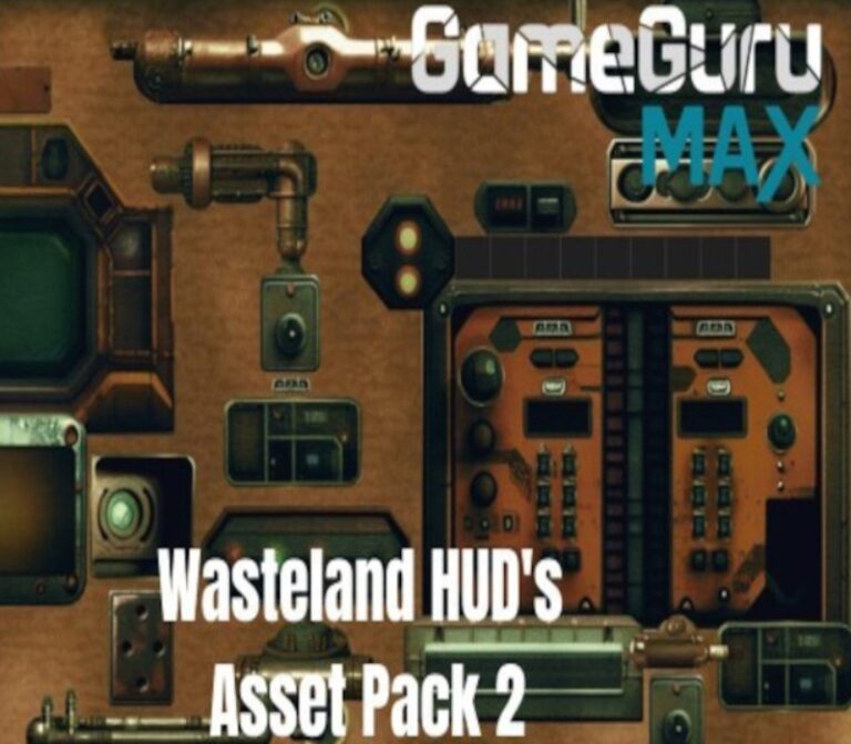 GameGuru MAX Wasteland Asset Pack - HUD's Volume 2