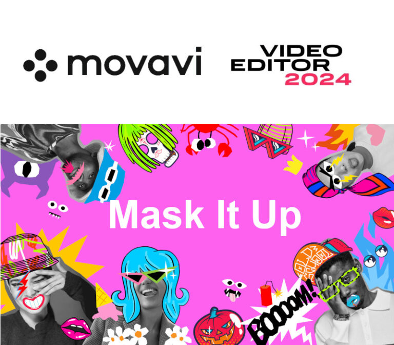 Movavi Video Editor 2024 - Mask It Up Pack