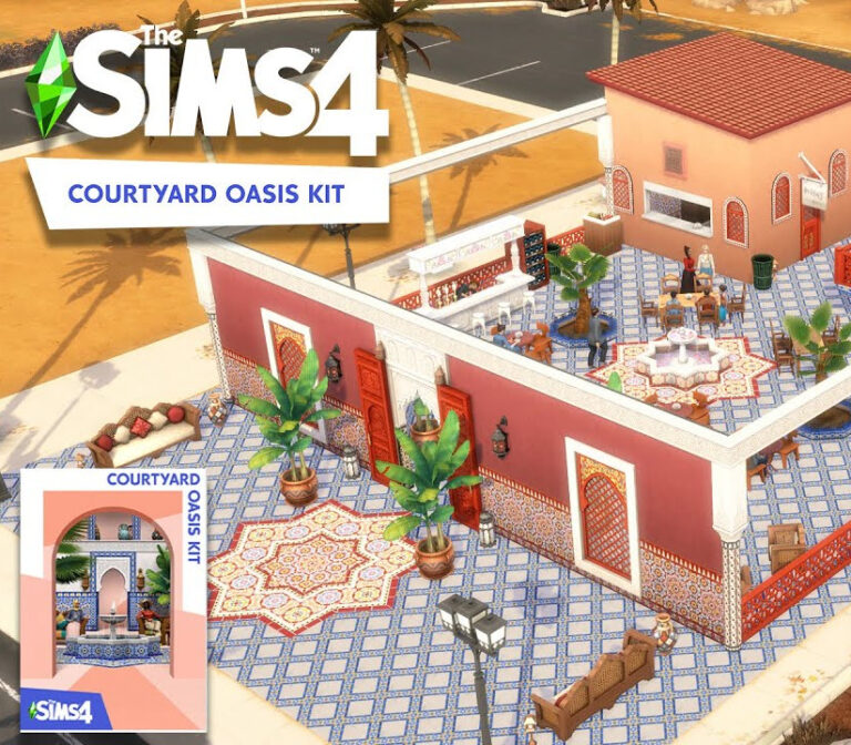 The Sims 4 - Courtyard Oasis Kit