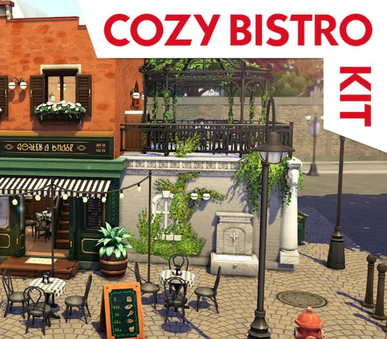 The Sims 4 - Cozy Bistro Kit