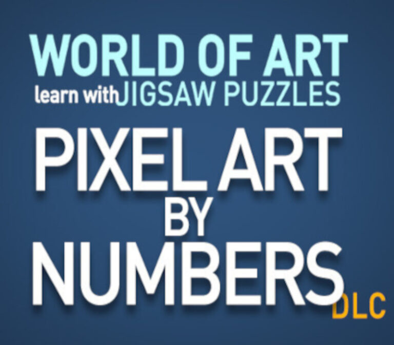 World of Art - learn with Jigsaw Puzzles: PIXEL ART BY NUMBERS