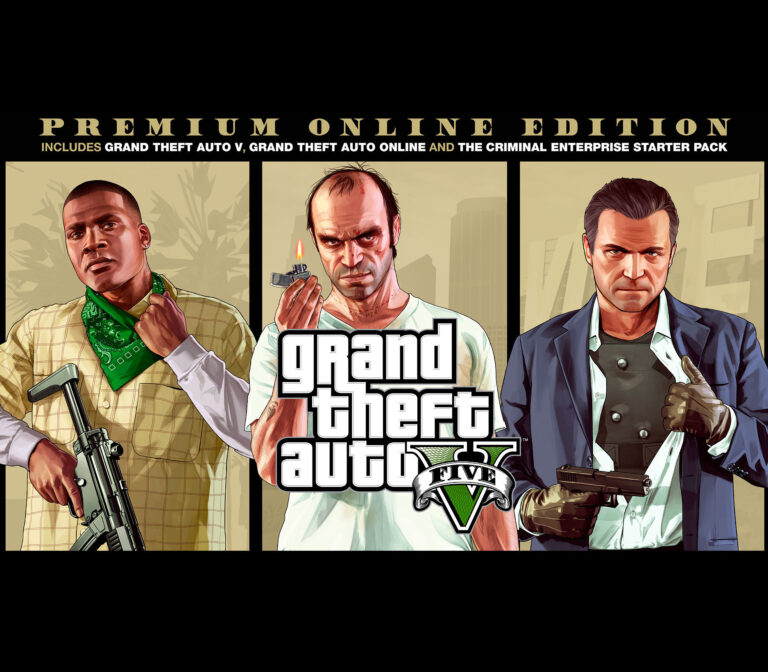Grand Theft Auto V Premium Online Edition & Great White Shark Card Bundle Download