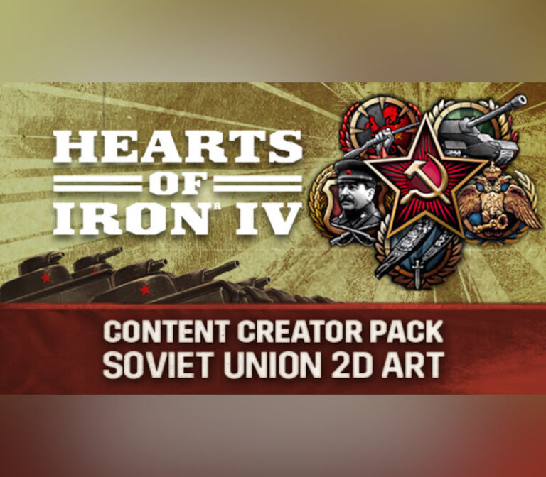 Hearts of Iron IV - Content Creator Pack - Soviet Union 2D Art