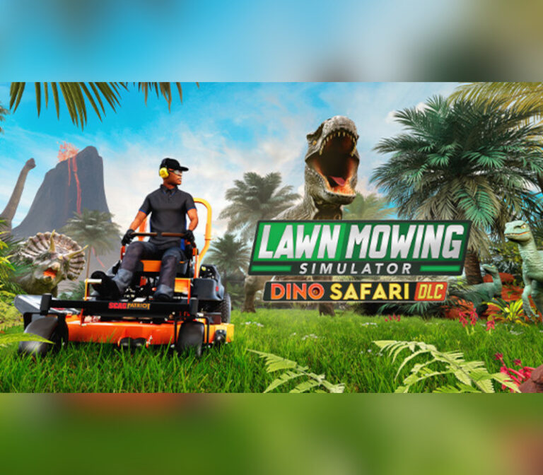 Lawn Mowing Simulator - Dino Safari