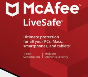 McAfee LiveSafe 2024 (3 Years / 1 Device)