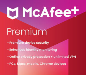 McAfee+ Premium Individual (1 Year / Unlimited Devices)