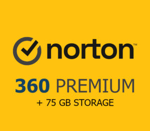Norton 360 Premium 2024 (1 Year / 10 Devices) + 75 GB Cloud Storage