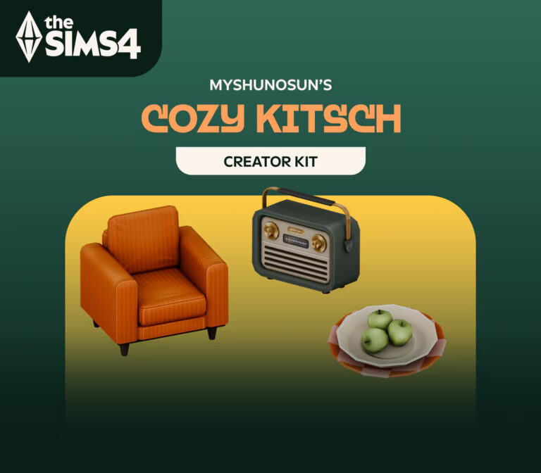 The Sims 4 - Cozy Kitsch Kit